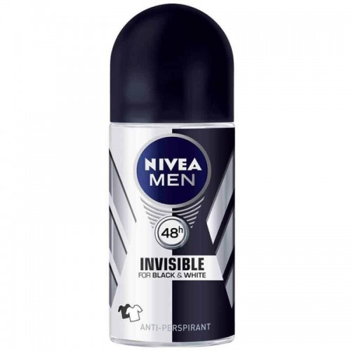 Nivea Men Invisible For Black & White Roll On - Erkek Deodorat 50ml
