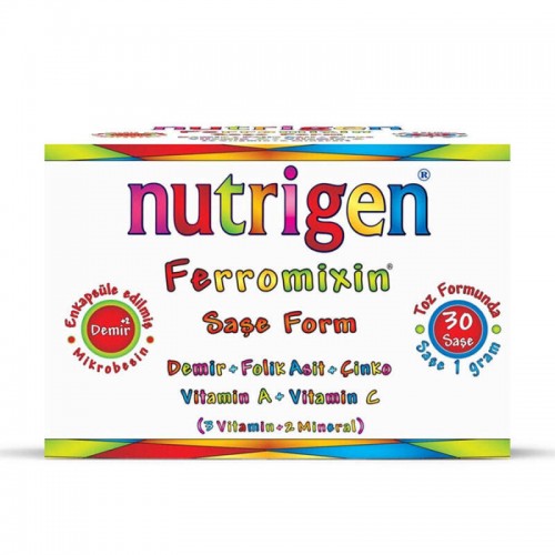 Nutrigen Ferromixin Takviye Edici Gıda Şase Form 30 Saşe