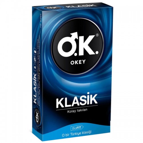 Okey Klasik Prezervatif 10'lu