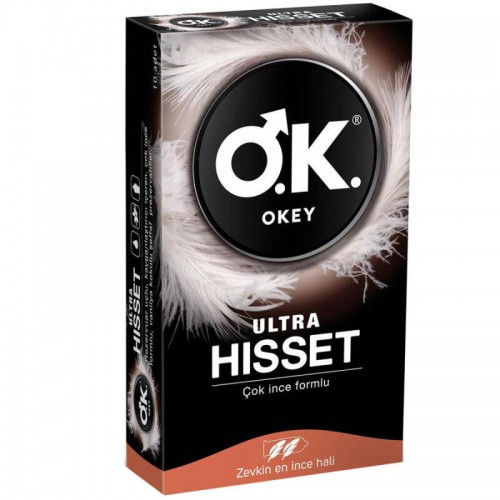 Okey Ultra Hisset Prezervatif 10'lu
