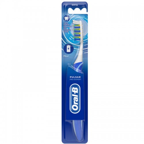 Oral-B Pro-Expert Pulsar Deep Clear 40 - Pilli Diş Fırçası Orta