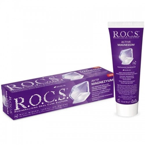 Rocs Aktif Magnezyum Diş Macunu 75ml