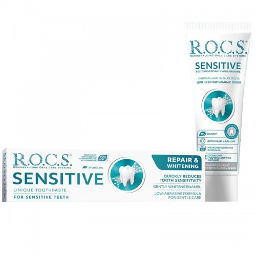 Rocs Sensitive Repair & Whitening - Beyazlatıcı Diş Macunu 75ml