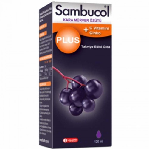 Sambucol Plus Kara Mürver Ekstresi Takviye Edici Gıda 120ml