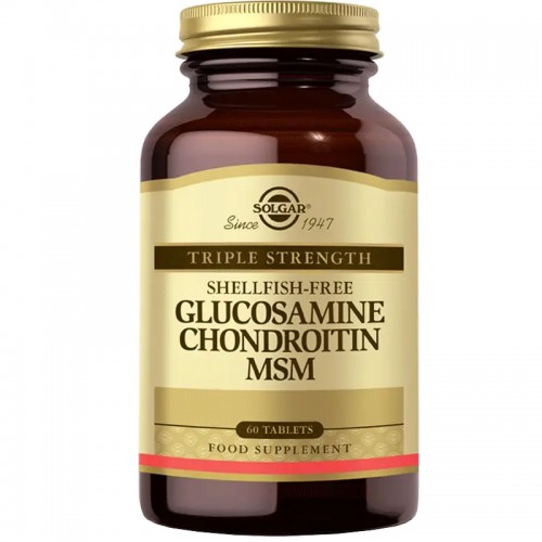 Solgar Glucosamine Chondroitin MSM Takviye Edici Gıda 60 Tablet