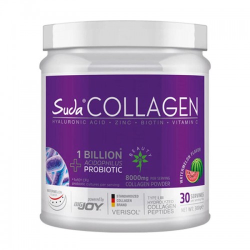 Suda Collagen Probiotic Watermelon - Takviye Edici Gıda Karpuz Aromalı 300g