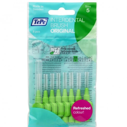 Tepe Arayüz Fırçası 0.8 mm Yeşil