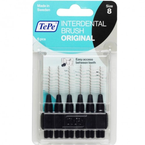 Tepe Blister Arayüz Fırçası 1.5 mm Siyah 6'lı