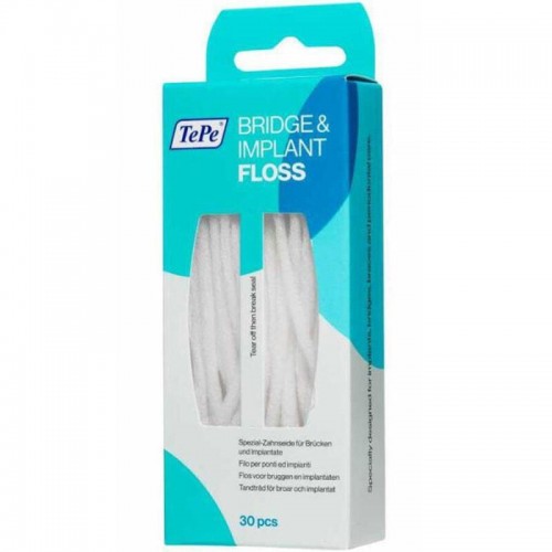 TePe Bridge & Implant Floss Diş İpi 30 Adet
