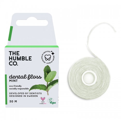 The Humble Co. Dental Floss - Organik Diş İpi 50 M Fresh Mint Nane