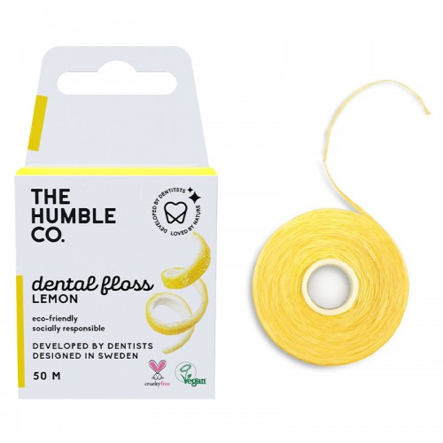 The Humble Co. Dental Floss - Organik Diş İpi 50 M Lemon
