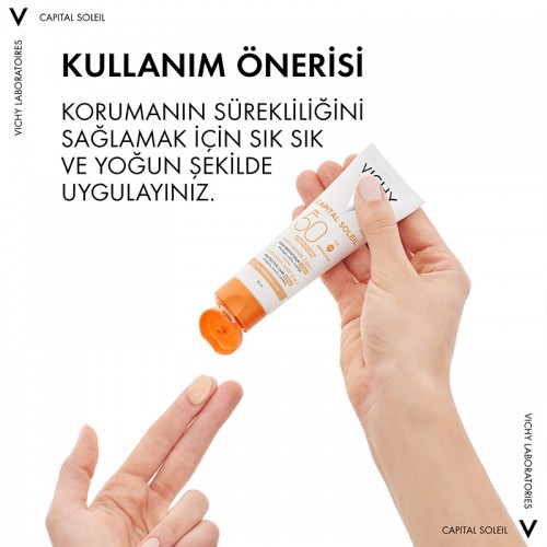 Vichy Capital Soleil Anti Dark Spots SPF 50+ Güneş Koruyucu 50ml
