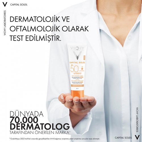 Vichy Capital Soleil Anti Dark Spots SPF 50+ Güneş Koruyucu 50ml