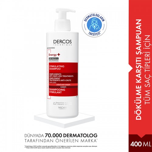 Vichy Dercos Energisant Shampoo - Dökülme Karşıtı Bakım Şampuanı 400ml