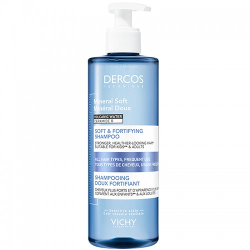 Vichy Dercos Mineral Soft Shampoo - Günlük Kullanım Şampuanı 400ml
