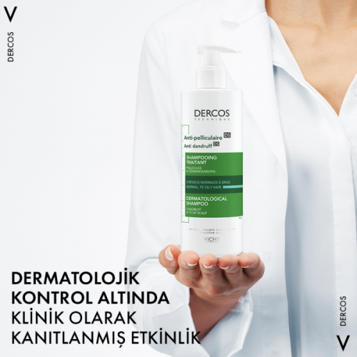 Vichy Dercos Shampoo - Yağlı Saçlar İçin Kepek Karşıtı Şampuan 390ml
