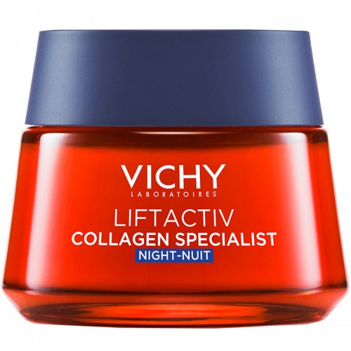 Vichy Liftactiv Collagen Specialist - Yaşlanma Karşıtı Gece Bakım Kremi 50ml