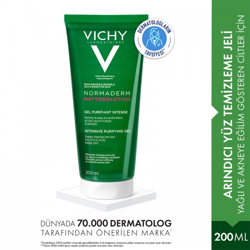 Vichy Normaderm Phytosolution Intensive Purifying Gel - Temizleyici Jel 200ml