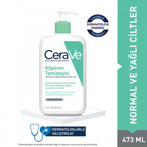 CeraVe Foaming Cleanser - Köpüren Temizleyici 473ml