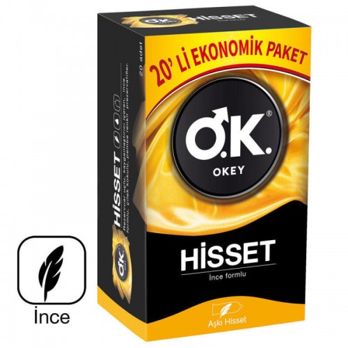 Okey Hisset Prezervatif Ekonomik 20'li