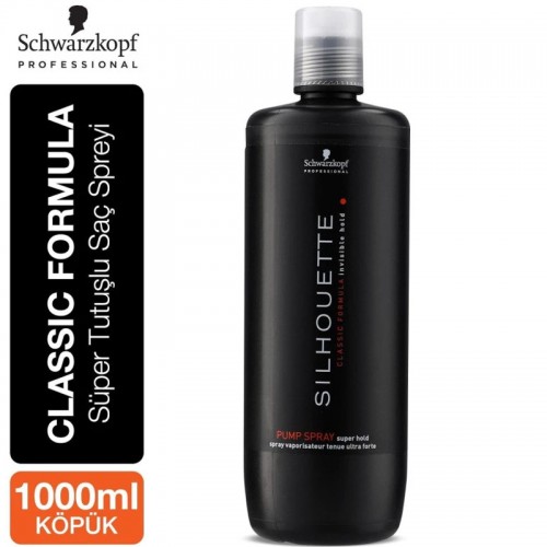 Silhouette Pump Spray Super Hold - Ekstra Tutucu Sprey 1000ml