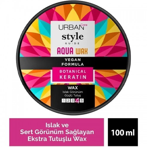Urban Care Style Aqua Wax - Islak Saç Şekillendirici No: 4 100ml
